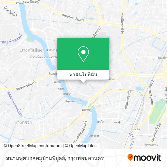 สนามฟุตบอลหมู่บ้านพิบูลย์ แผนที่