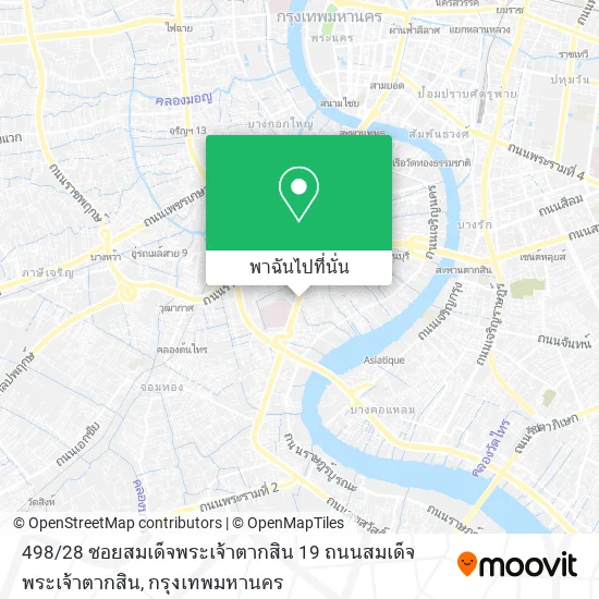 498 / 28 ซอยสมเด็จพระเจ้าตากสิน 19 ถนนสมเด็จพระเจ้าตากสิน แผนที่