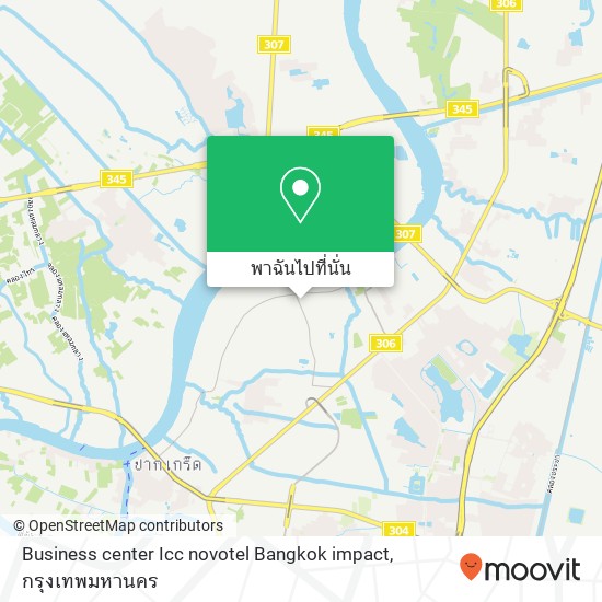 Business center Icc novotel Bangkok impact แผนที่