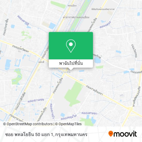 ซอย พหลโยธิน 50 แยก 1 แผนที่