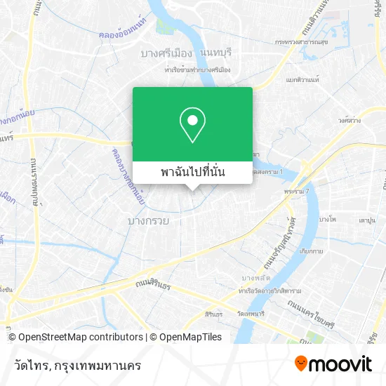 วัดไทร แผนที่
