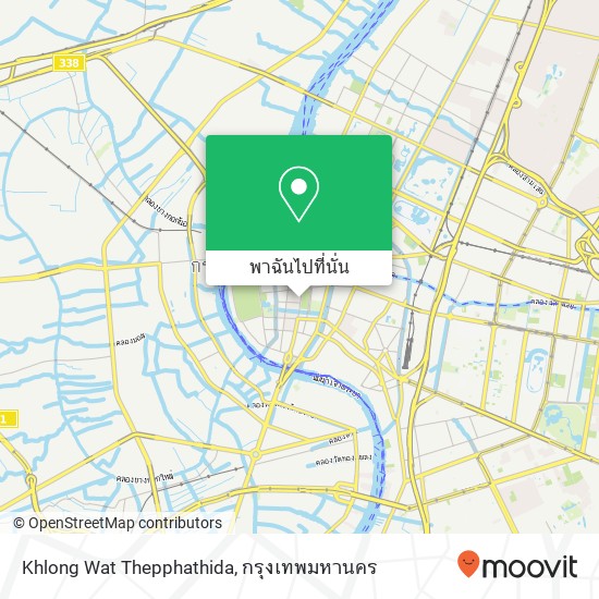 Khlong Wat Thepphathida แผนที่