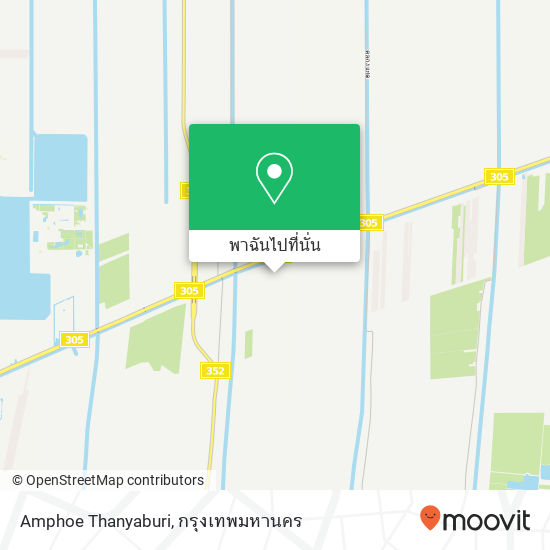 Amphoe Thanyaburi แผนที่