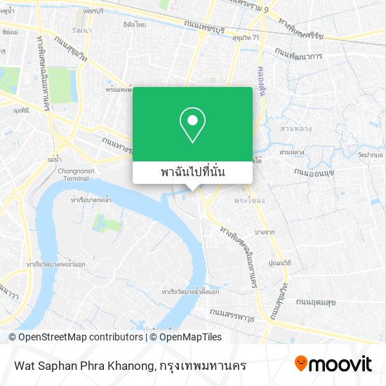Wat Saphan Phra Khanong แผนที่