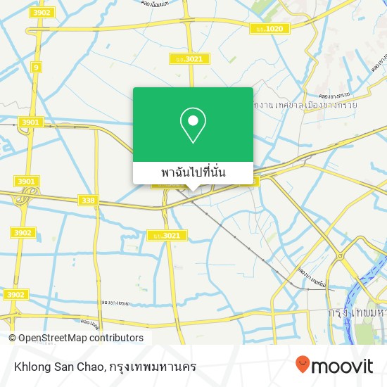 Khlong San Chao แผนที่