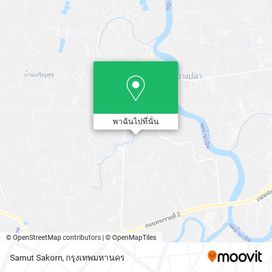 Samut Sakorn แผนที่