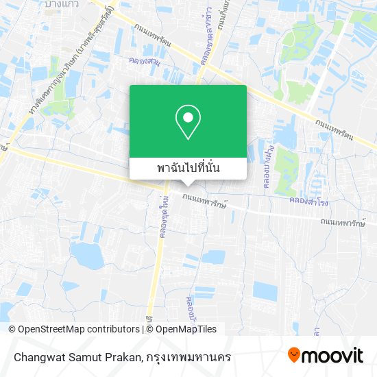Changwat Samut Prakan แผนที่