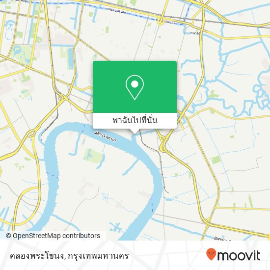 คลองพระโขนง แผนที่