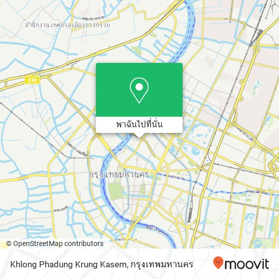 Khlong Phadung Krung Kasem แผนที่