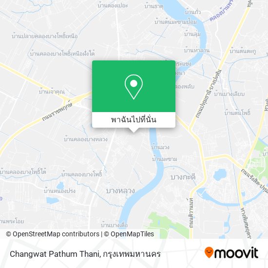 Changwat Pathum Thani แผนที่