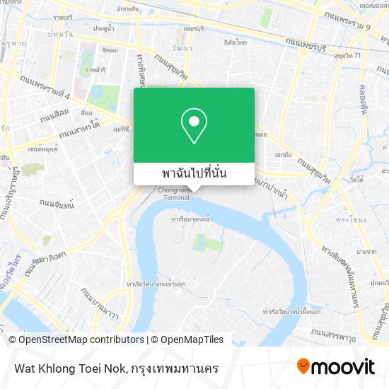 Wat Khlong Toei Nok แผนที่