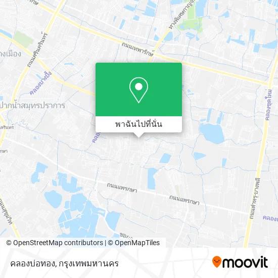 คลองบ่อทอง แผนที่