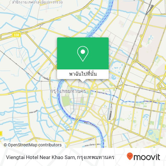 Viengtai Hotel Near Khao Sarn แผนที่