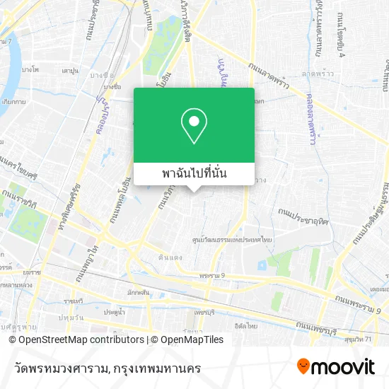 วัดพรหมวงศาราม แผนที่