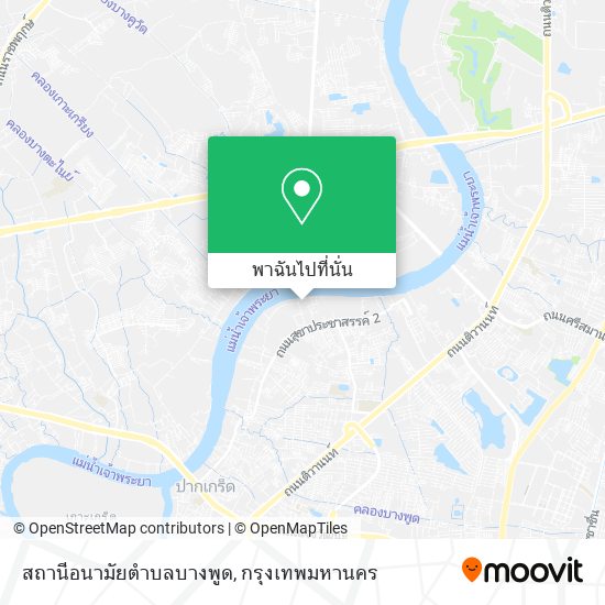 สถานีอนามัยตำบลบางพูด แผนที่