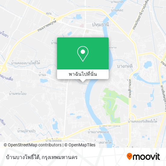บ้านบางโพธิ์ใต้ แผนที่