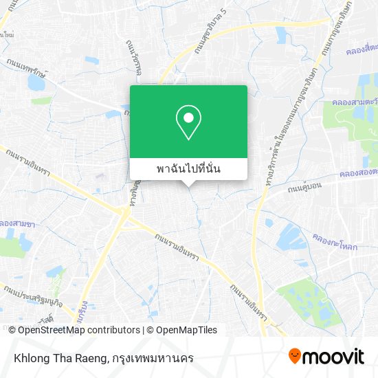 Khlong Tha Raeng แผนที่