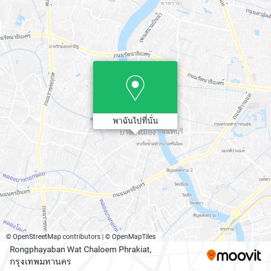 Rongphayaban Wat Chaloem Phrakiat แผนที่