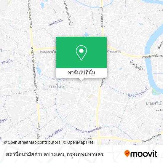 สถานีอนามัยตำบลบางเลน แผนที่