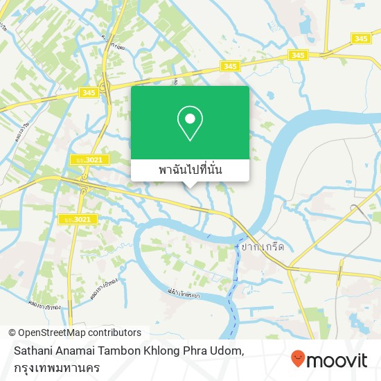 Sathani Anamai Tambon Khlong Phra Udom แผนที่