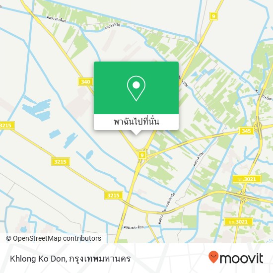 Khlong Ko Don แผนที่