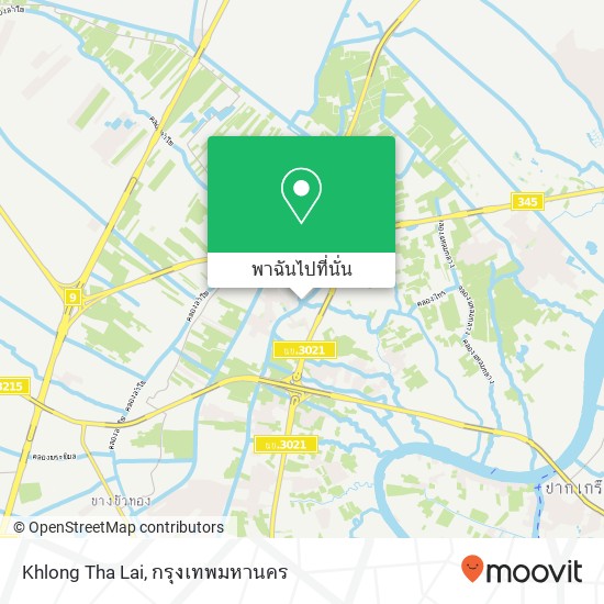 Khlong Tha Lai แผนที่