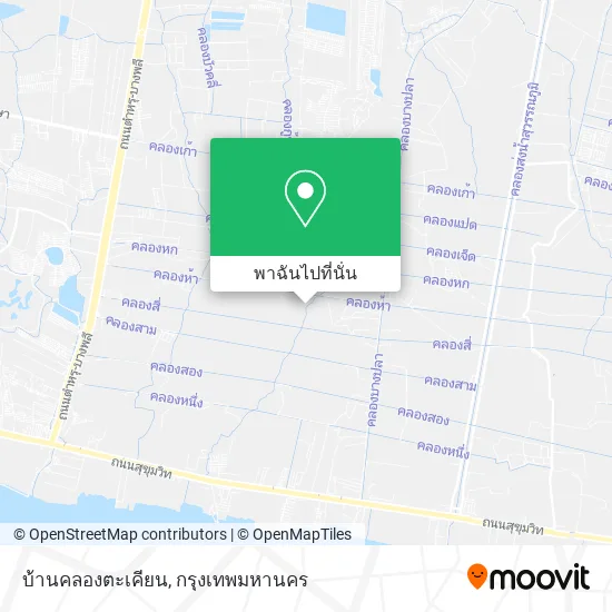 บ้านคลองตะเคียน แผนที่
