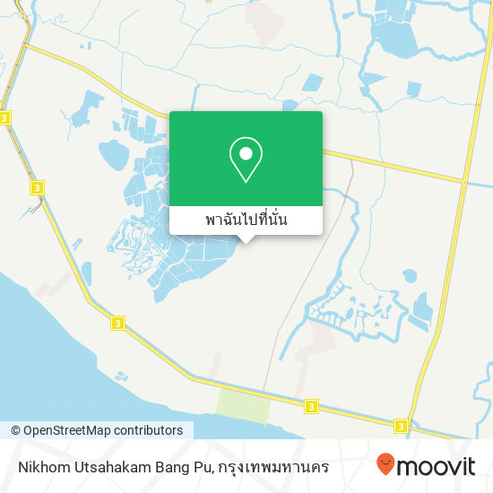 Nikhom Utsahakam Bang Pu แผนที่