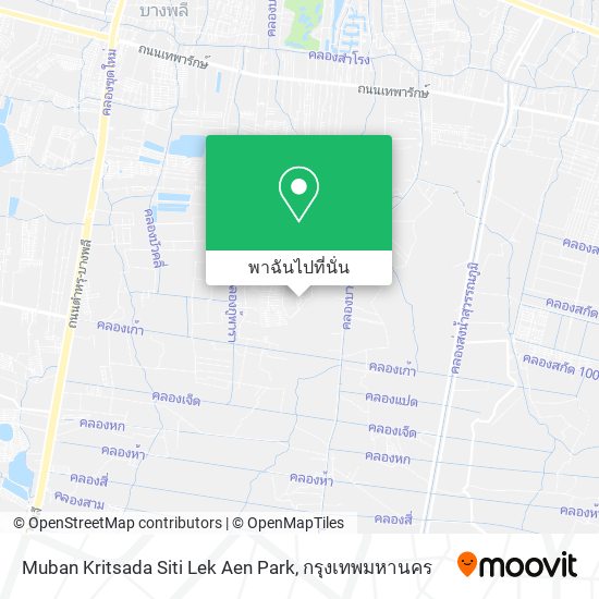 Muban Kritsada Siti Lek Aen Park แผนที่