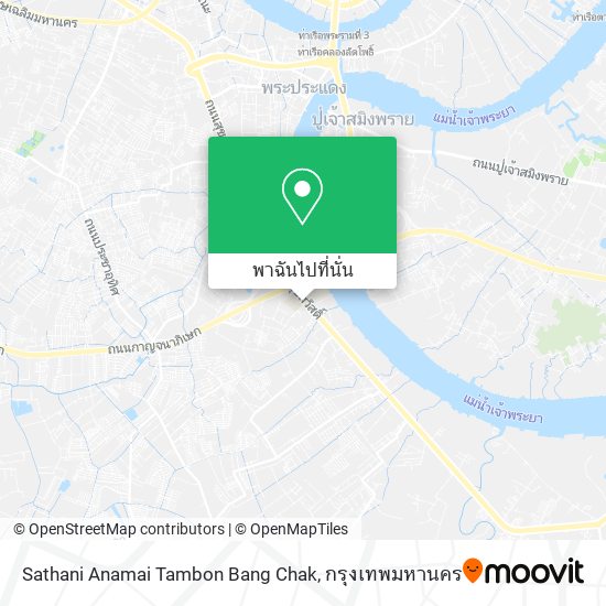 Sathani Anamai Tambon Bang Chak แผนที่