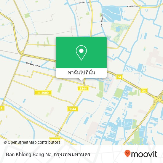 Ban Khlong Bang Na แผนที่