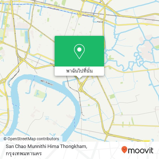 San Chao Munnithi Hima Thongkham แผนที่