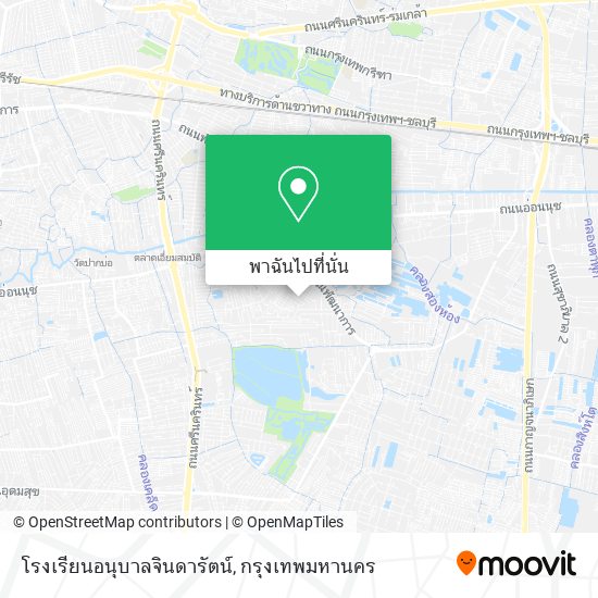 โรงเรียนอนุบาลจินดารัตน์ แผนที่