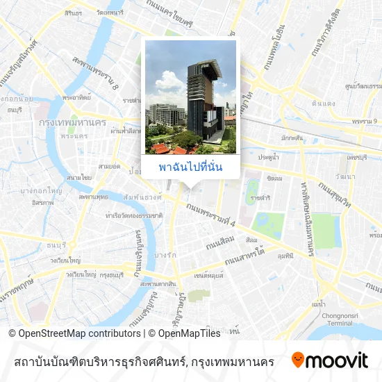 สถาบันบัณฑิตบริหารธุรกิจศศินทร์ แผนที่