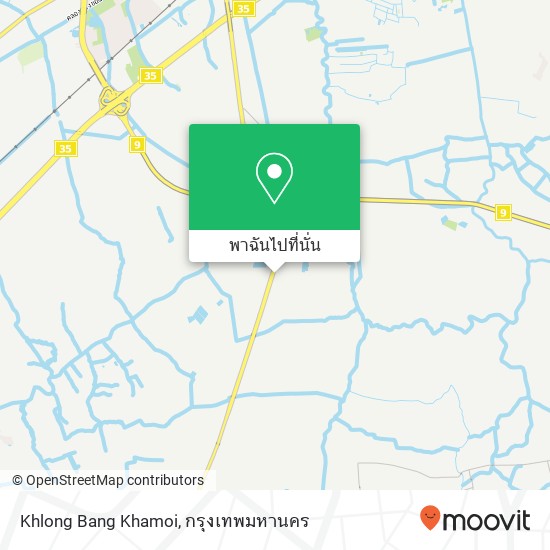 Khlong Bang Khamoi แผนที่