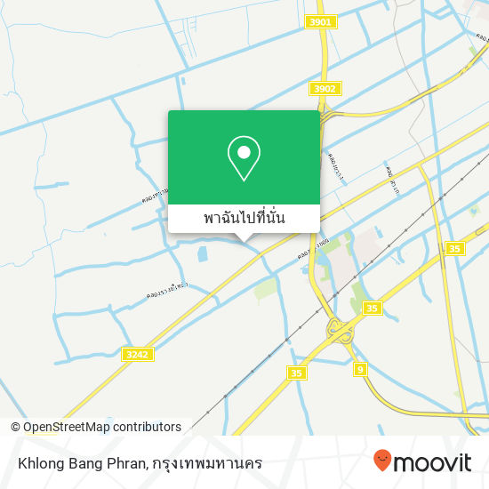 Khlong Bang Phran แผนที่