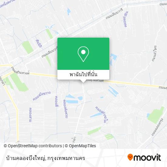 บ้านคลองบึงใหญ่ แผนที่