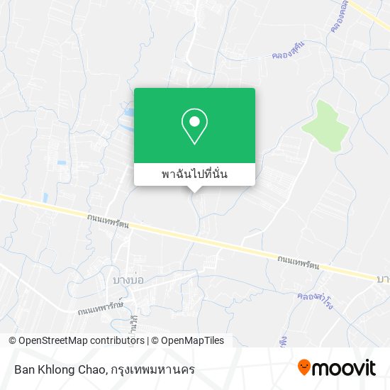 Ban Khlong Chao แผนที่