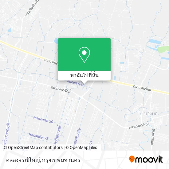 คลองจรเข้ใหญ่ แผนที่