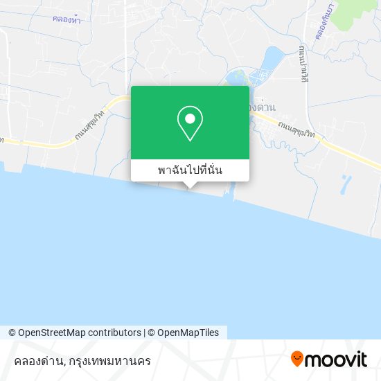 คลองด่าน แผนที่