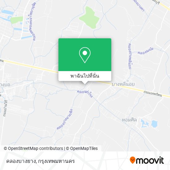 คลองบางยาง แผนที่
