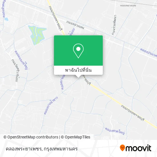คลองพระยาเพชร แผนที่