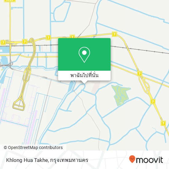 Khlong Hua Takhe แผนที่