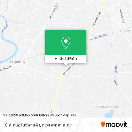 บ้านคลองสะพานดำ แผนที่