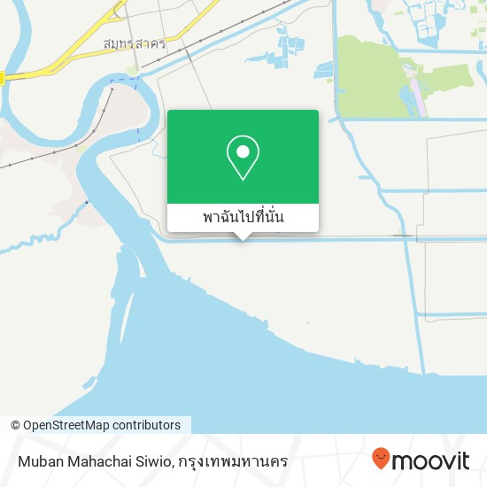 Muban Mahachai Siwio แผนที่