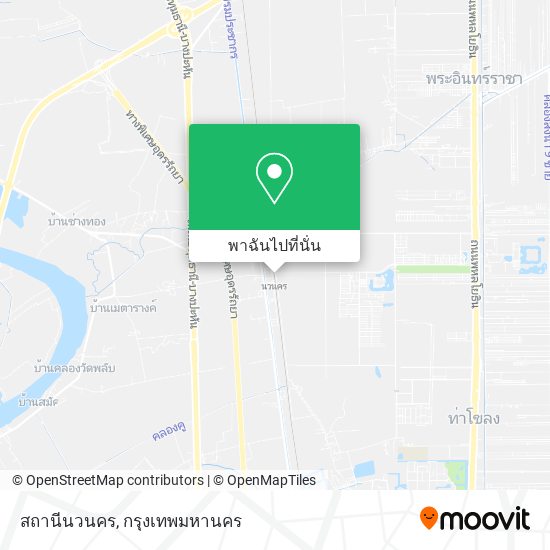 สถานีนวนคร แผนที่