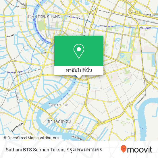 Sathani BTS Saphan Taksin แผนที่