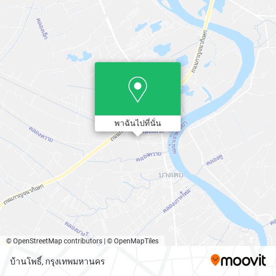 บ้านโพธิ์ แผนที่