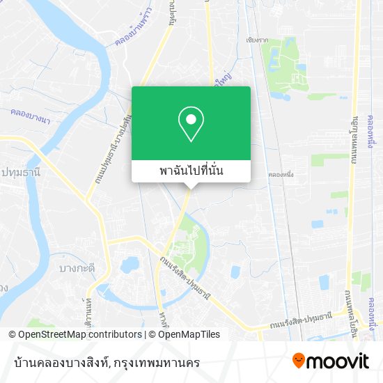 บ้านคลองบางสิงห์ แผนที่