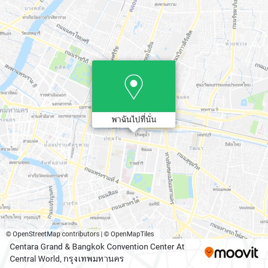 Centara Grand & Bangkok Convention Center At Central World แผนที่